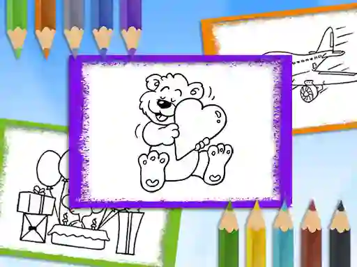 Cartoon Coloring Book — безкоштовна онлайн гра