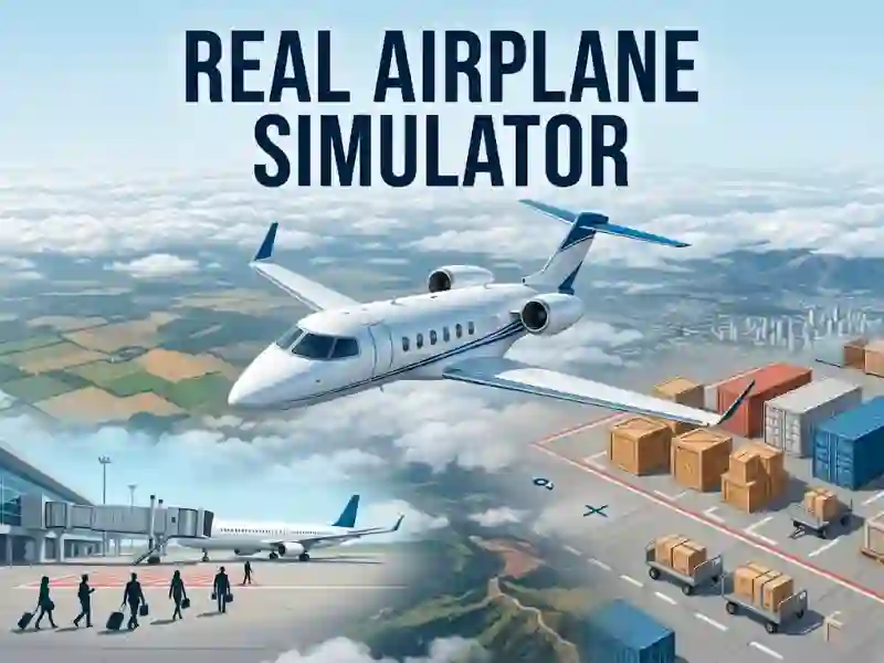 Real Airplane Simulator — безкоштовна онлайн гра