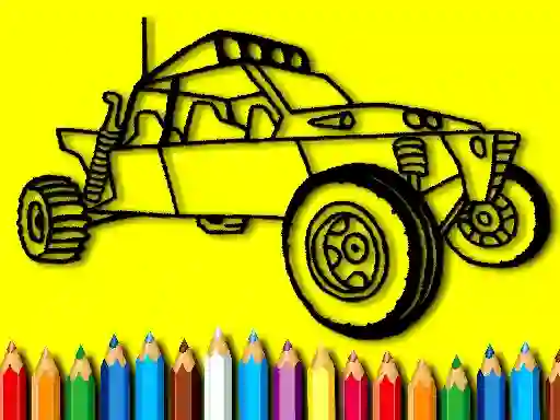Back To School: Rally Car Coloring Book — безкоштовна онлайн гра