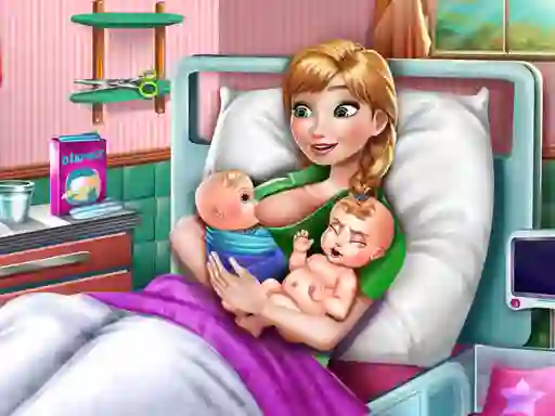 Ice Princess Twins Birth — безкоштовна онлайн гра