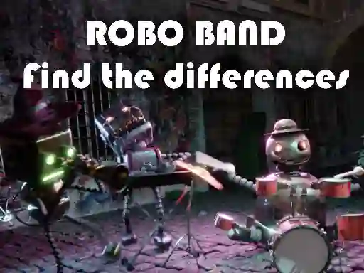 Robot Band - Find the Differences — безкоштовна онлайн гра