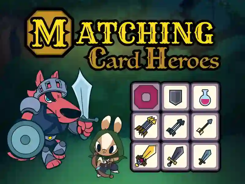 Matching Card Heroes — безкоштовна онлайн гра