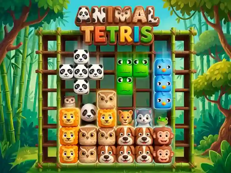 Animal Tetris — безкоштовна онлайн гра