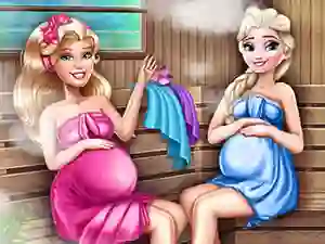 Cute Mommies Pregnant Sauna — безкоштовна онлайн гра