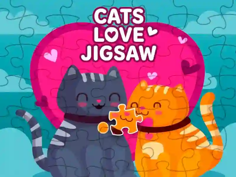 Cats love jigsaw — безкоштовна онлайн гра
