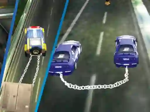 Chained Impossible Driving Police Cars — безкоштовна онлайн гра