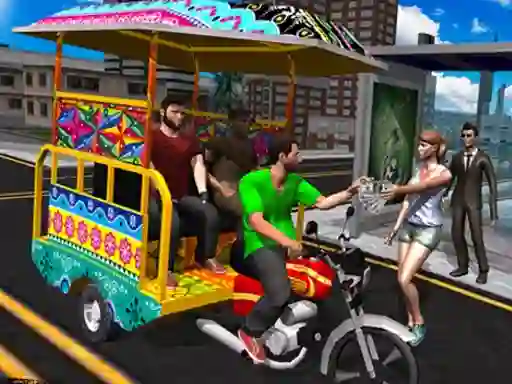 TukTuk Chingchi Rickshaw 3D — безкоштовна онлайн гра