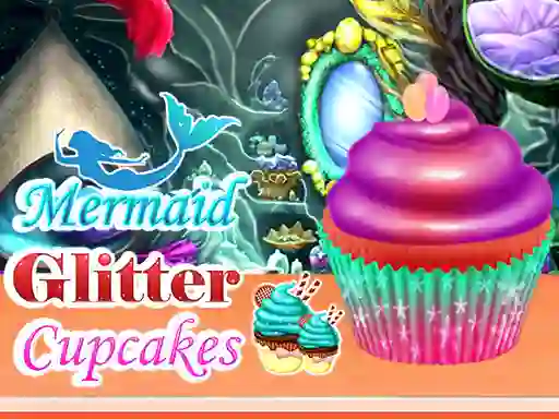 Mermaid Glitter Cupcakes — безкоштовна онлайн гра