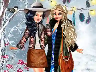 Boho Winter With Princess — безкоштовна онлайн гра