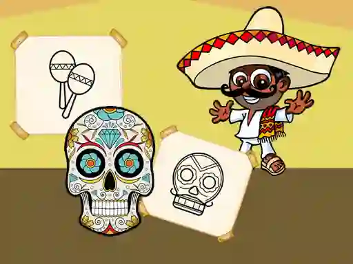 Crazy Mexican Coloring — безкоштовна онлайн гра