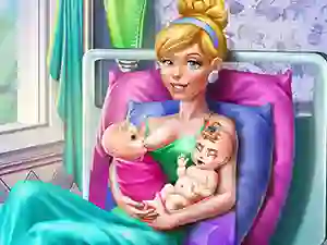 Cinderella Twins Birth — безкоштовна онлайн гра