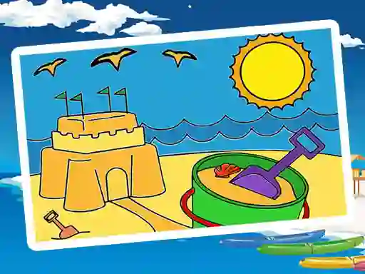 Summer Coloring Pages — безкоштовна онлайн гра