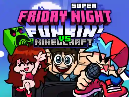 Super Friday Night Funkin Vs Minecraft — безкоштовна онлайн гра