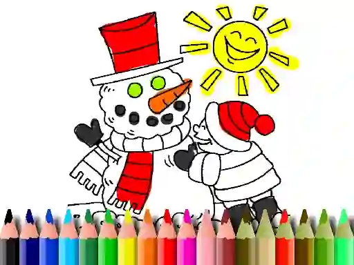 Back To School: Winter Time Coloring — безкоштовна онлайн гра