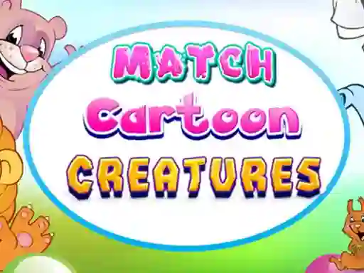 Match Cartoon Creatures — безкоштовна онлайн гра