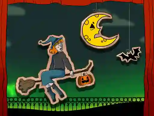 Halloween Witch Fly — безкоштовна онлайн гра