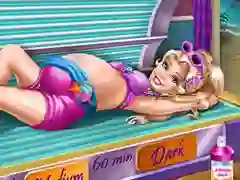 Pregnant Princess Tanning Solarium — безкоштовна онлайн гра