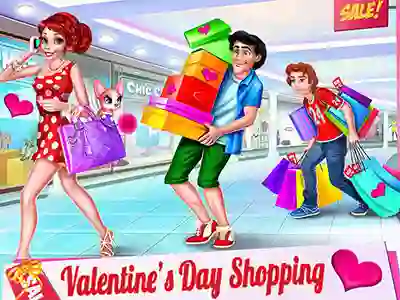 Valentine's Day Shopping — безкоштовна онлайн гра