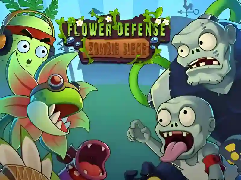 Flower Defense Zombie Siege — безкоштовна онлайн гра