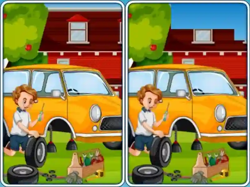 Car Garage Differences — безкоштовна онлайн гра