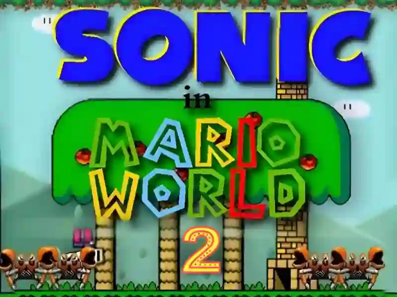 Sonic in Mario World 2 — безкоштовна онлайн гра