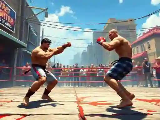 Real Street Fighter 3D — безкоштовна онлайн гра