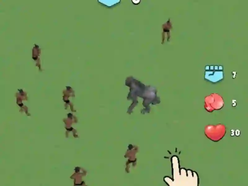 Men Vs Gorilla — безкоштовна онлайн гра