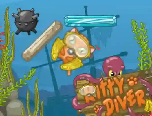 Kitty Diver — безкоштовна онлайн гра