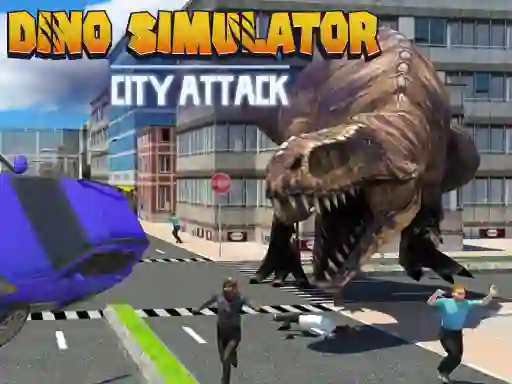 Dino Simulator City Attack — безкоштовна онлайн гра