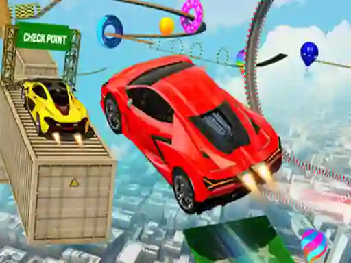 Crazy Car Stunt Descent GT — безкоштовна онлайн гра