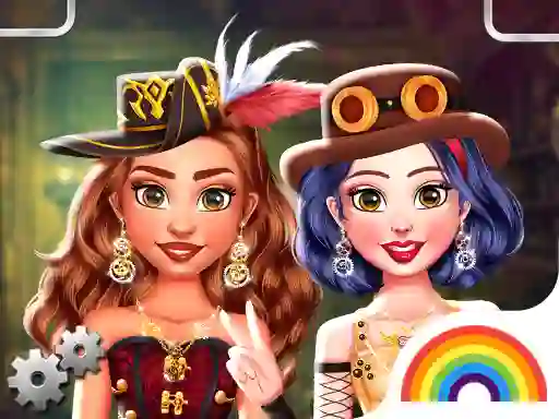 Princess Girls Steampunk Rivalry — безкоштовна онлайн гра