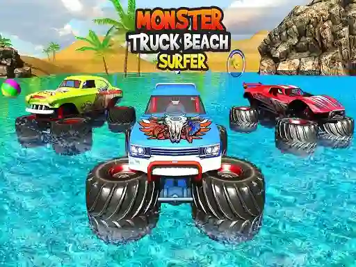 Monster Truck Beach Surfing — безкоштовна онлайн гра