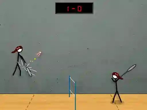 Stick Figure Badminton 2 — безкоштовна онлайн гра