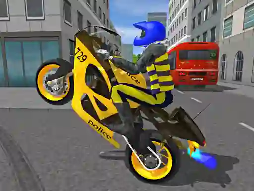 Police Motorbike Race Simulator — безкоштовна онлайн гра