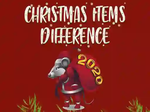 Christmas Items Differences — безкоштовна онлайн гра