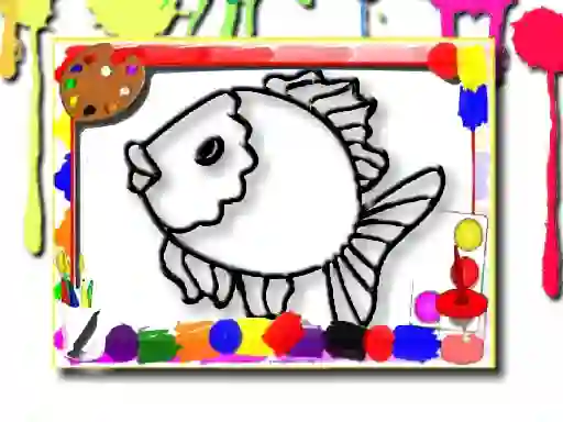 Fish Coloring Book — безкоштовна онлайн гра