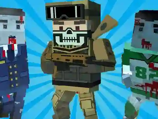 Blocky Shooting Arena 3D Pixel — безкоштовна онлайн гра