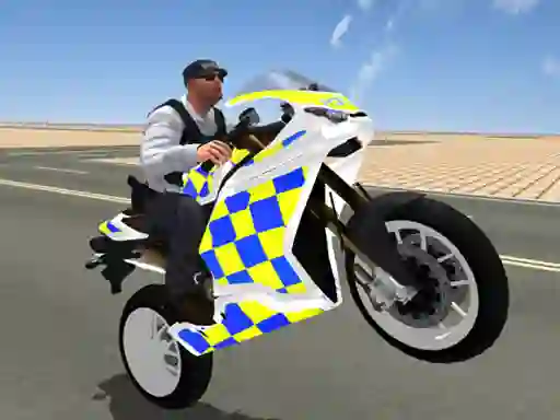 Super Stunt Police Bike Simulator 3D — безкоштовна онлайн гра