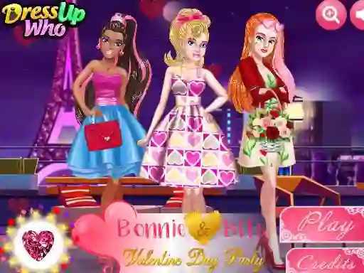 Bonnie and BFFs Valentine Day Party — безкоштовна онлайн гра