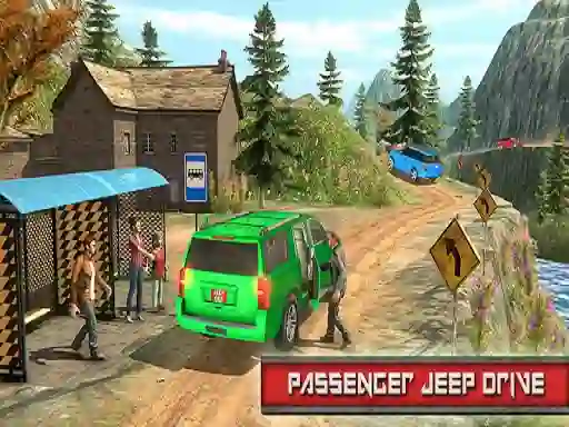 Jeep Passeger Offroad Mountain Simulation Game — безкоштовна онлайн гра