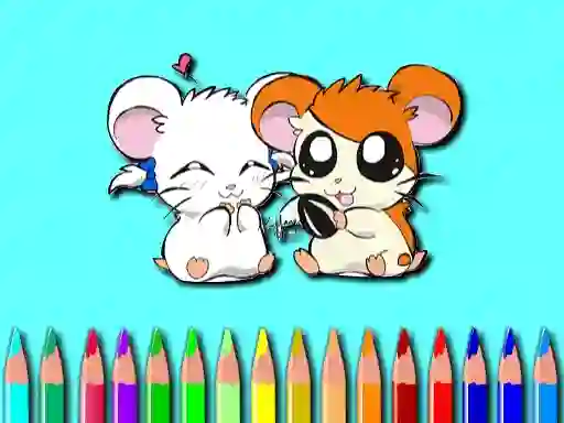 Hamster Coloring Book — безкоштовна онлайн гра