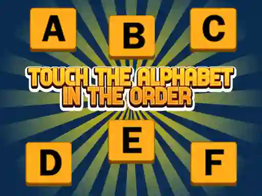 Touch The Alphabet In The Oder — безкоштовна онлайн гра