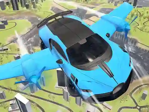 Real Sports Flying Car 3d — безкоштовна онлайн гра