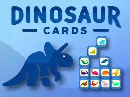 Dinosaur Cards — безкоштовна онлайн гра