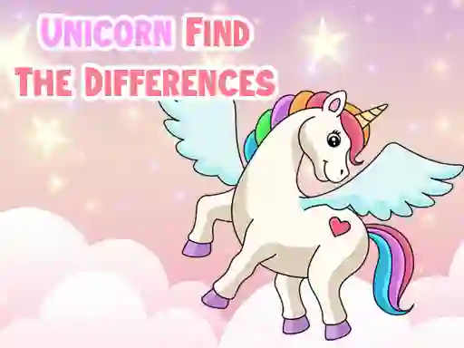 Unicorn Find The Differences — безкоштовна онлайн гра