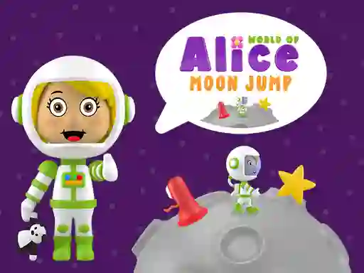World of Alice Moon Jump — безкоштовна онлайн гра