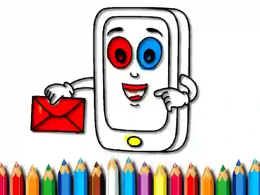 Mobile Phone Coloring Book — безкоштовна онлайн гра