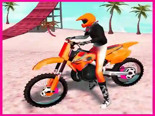 Motocross Beach Jumping Bike Stunt — безкоштовна онлайн гра