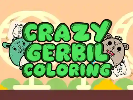 Crazy Gerbil Coloring — безкоштовна онлайн гра