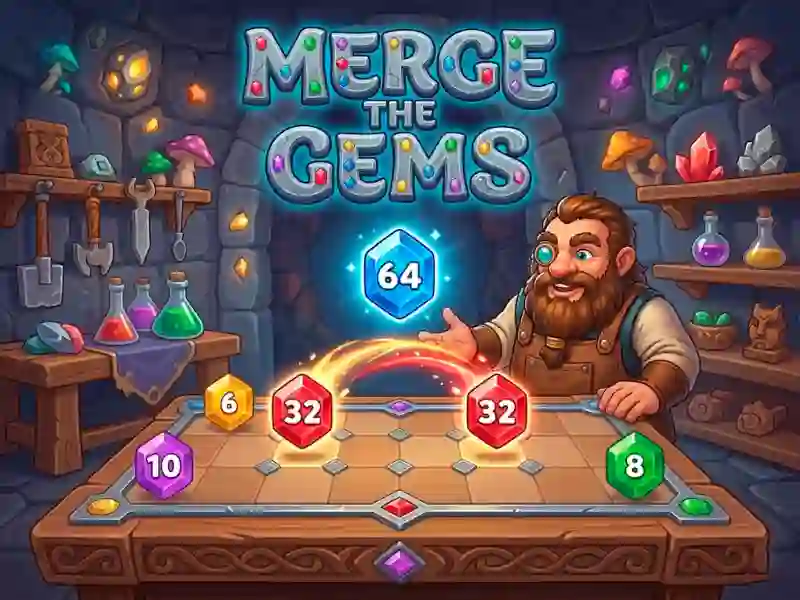 Merge the Gems — безкоштовна онлайн гра